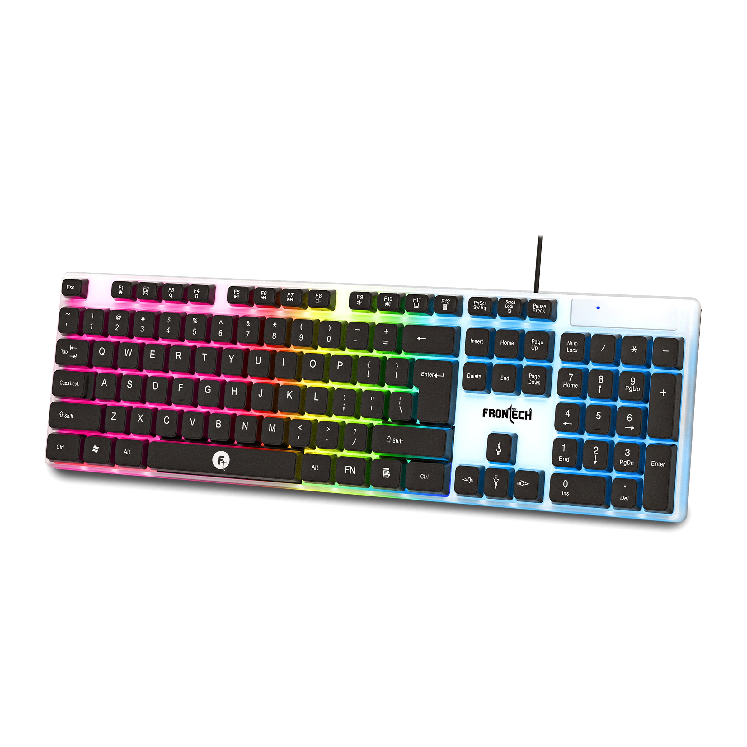 Frontech Wired Gaming Keyboard with 104 Keys (KB-0042) Frontech Wired Gaming Keyboard with 104 Keys (KB-0042)